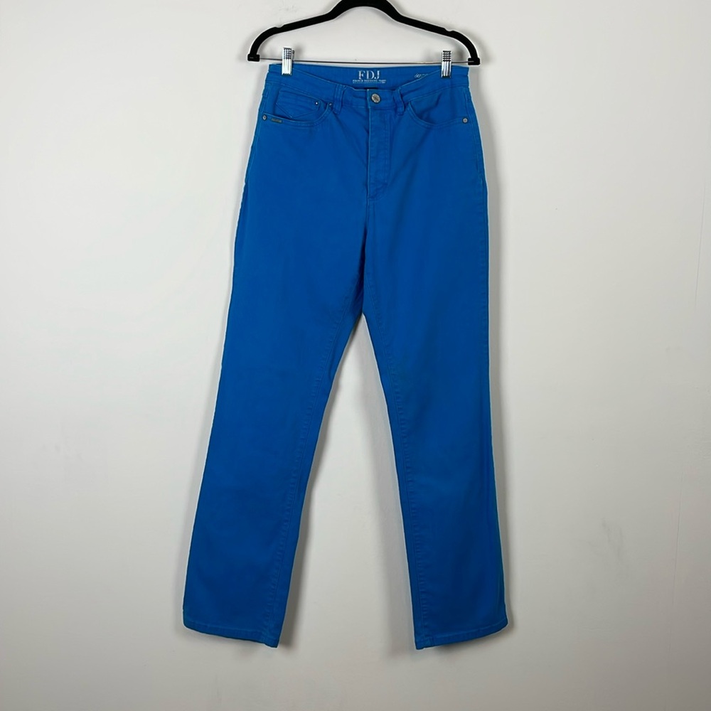 FDJ French Dressing Jeans Suzanne Womens 10 Straight Leg 5 Pocket Stretch Pants